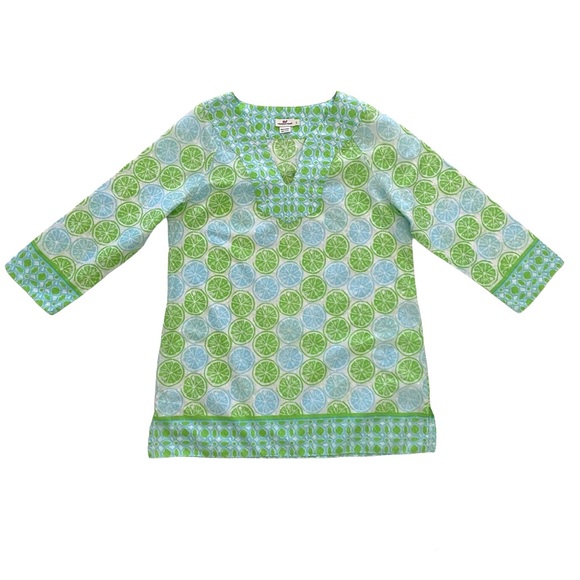 VINEYARD VINES Lemons and Limes Tunic Top - Picture 1 of 12